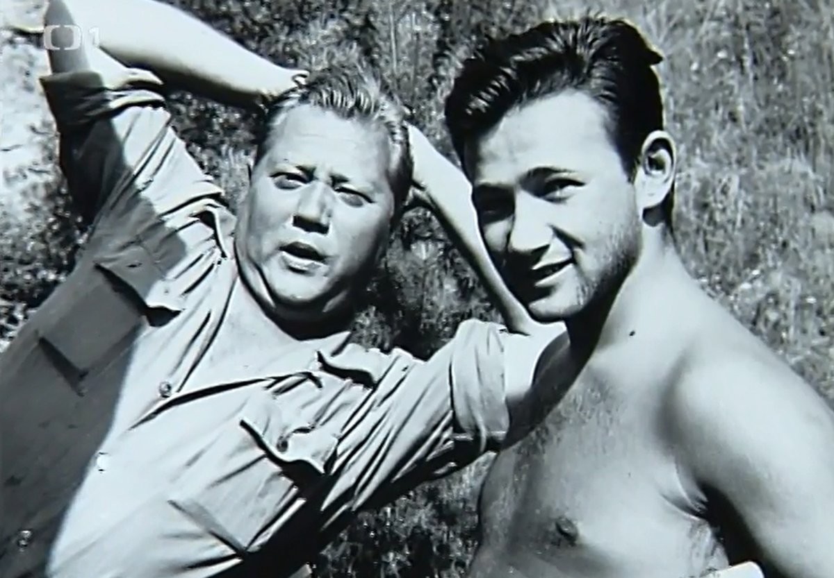 So synom Rudolfom, pred prvým infarktom.